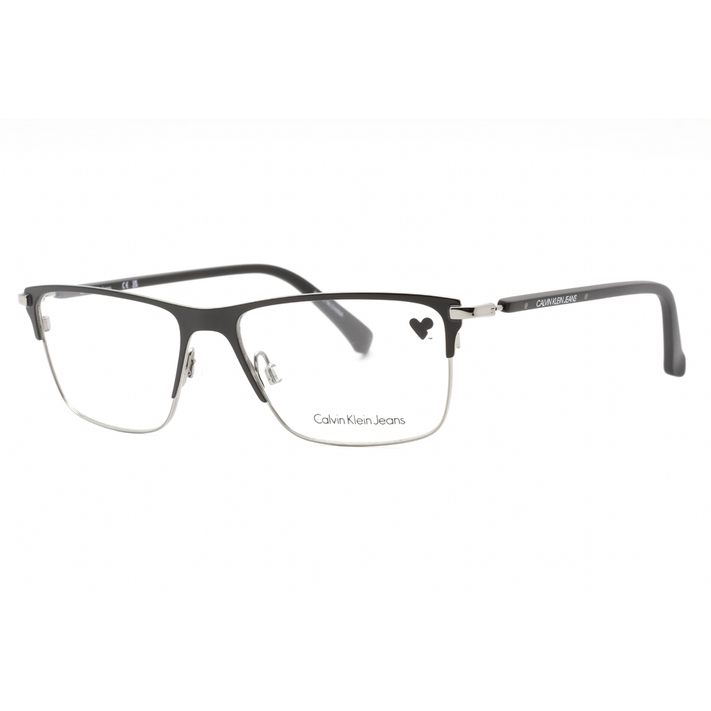 NWT Calvin Klein Jeans CKJ21400 Black Rectangle 54mm Eyeglasses